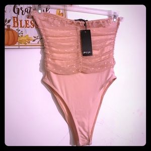 Nasty Gal Strapless Bodysuite
